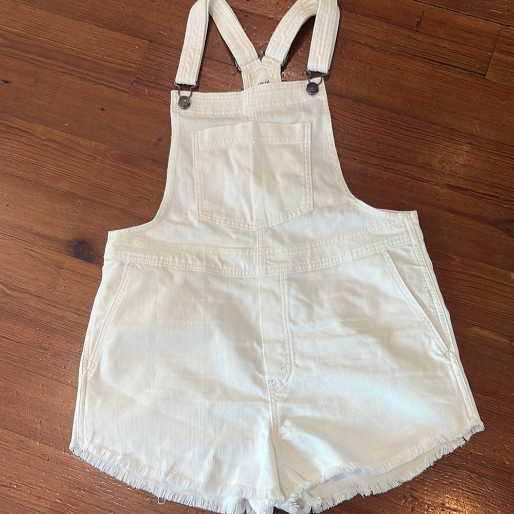 Aerie Cream Overalls